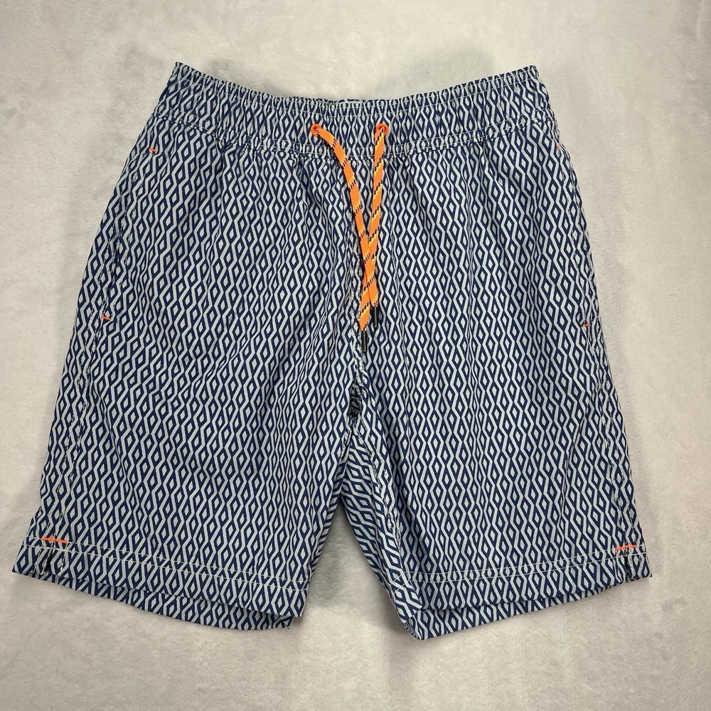 J Crew Crewcuts Swim Trunks Boys 12 Coastal‎ Beach Summer Pool